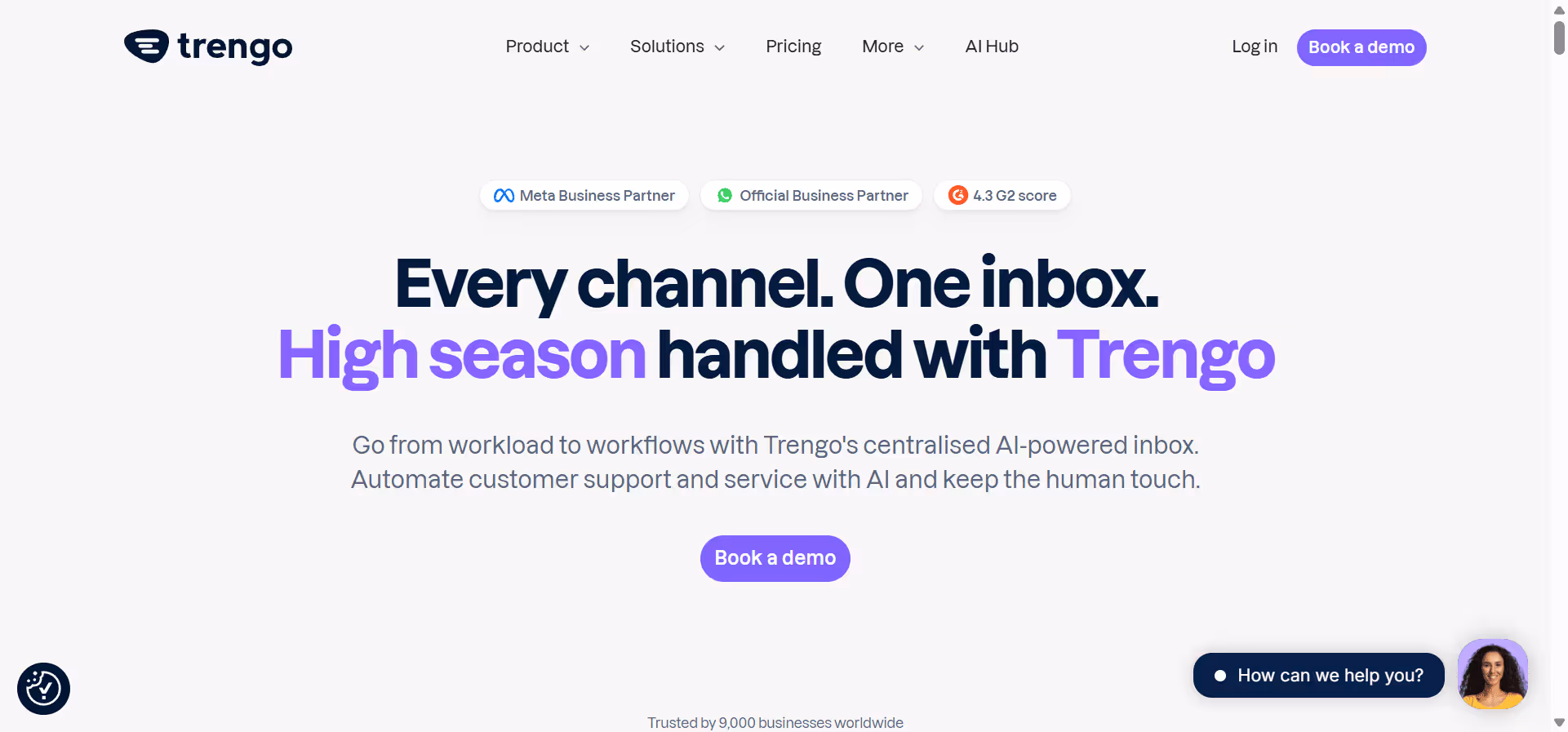 Trengo, an AI-driven customer support WhatsApp API platform. 
