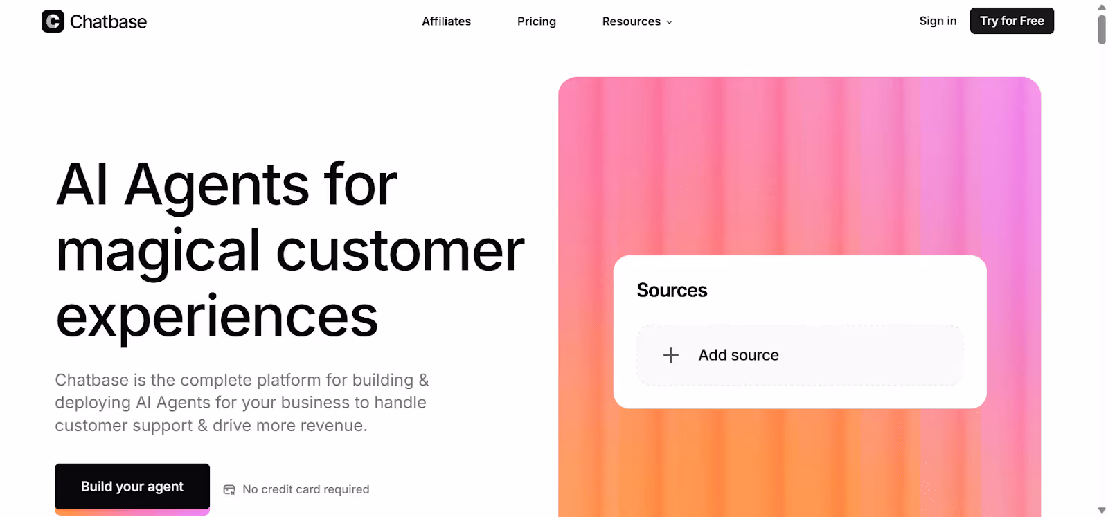 Chatbase is a robust WhatsApp chatbot provider.