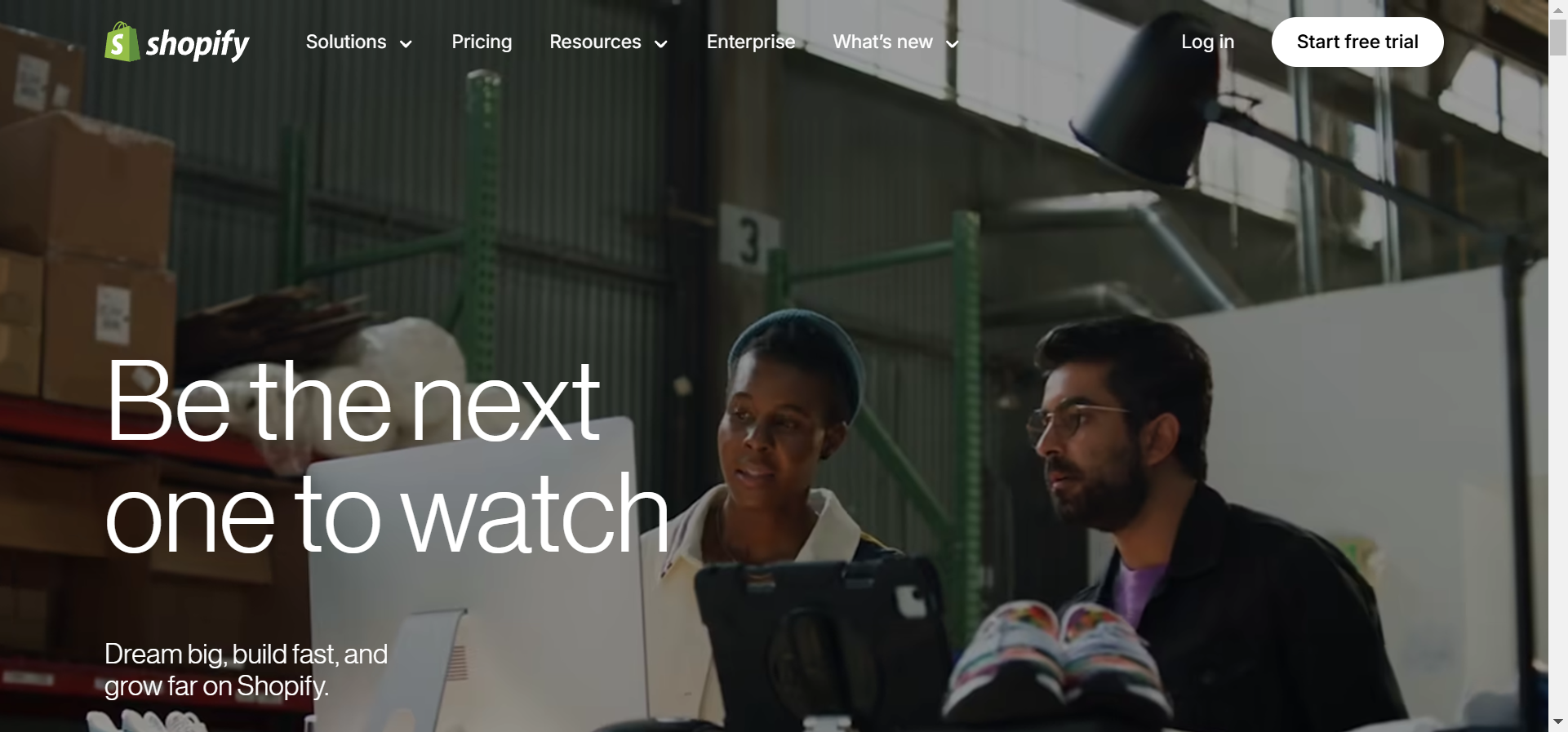 Shopify, a famous e-commerce platform.