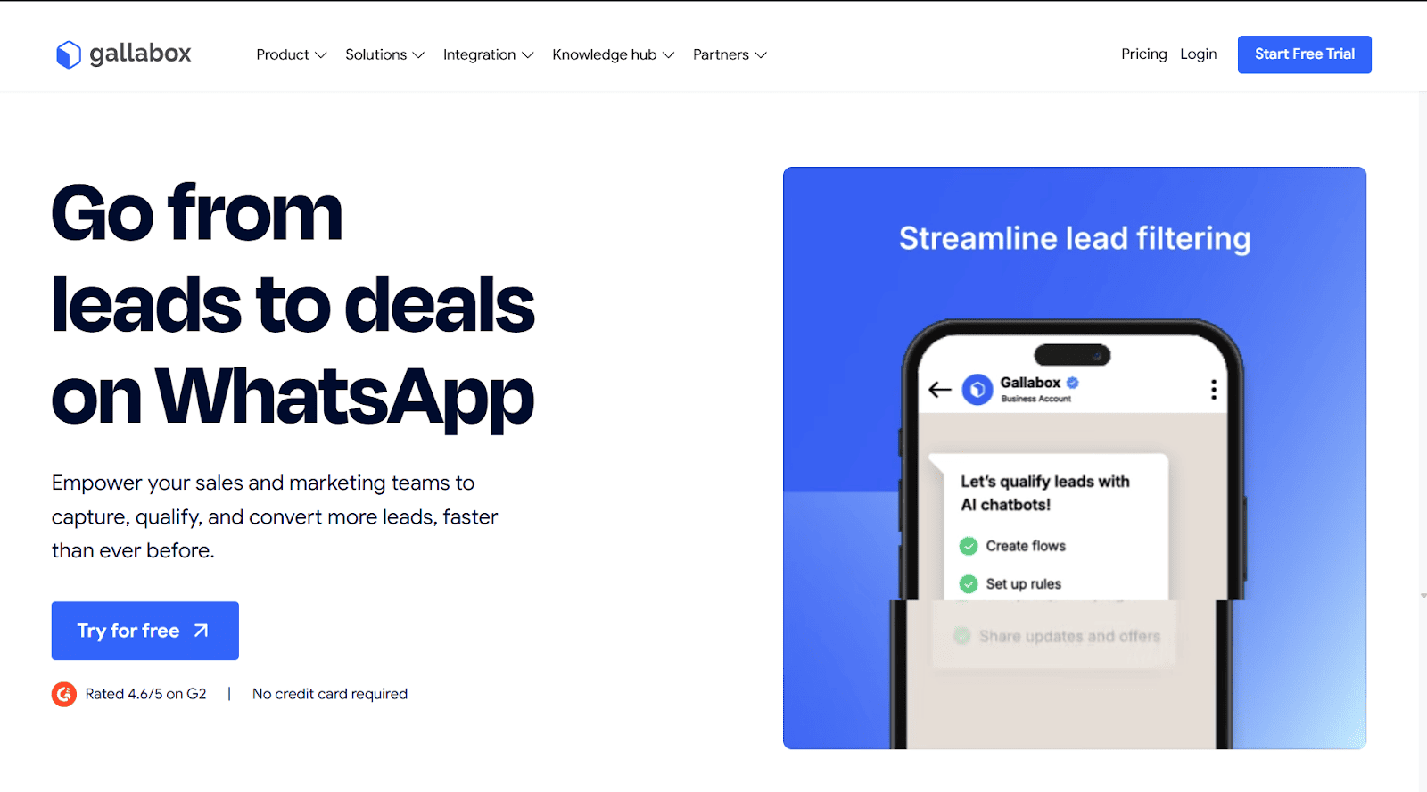Homepage of Gallabox, a CleverTap alternative.