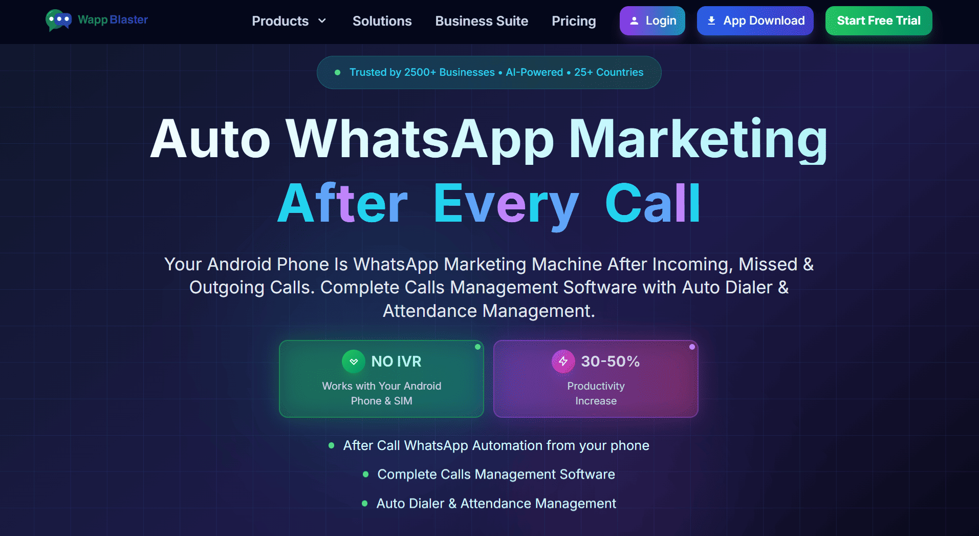 WappBlaster, WhatsApp automation software.