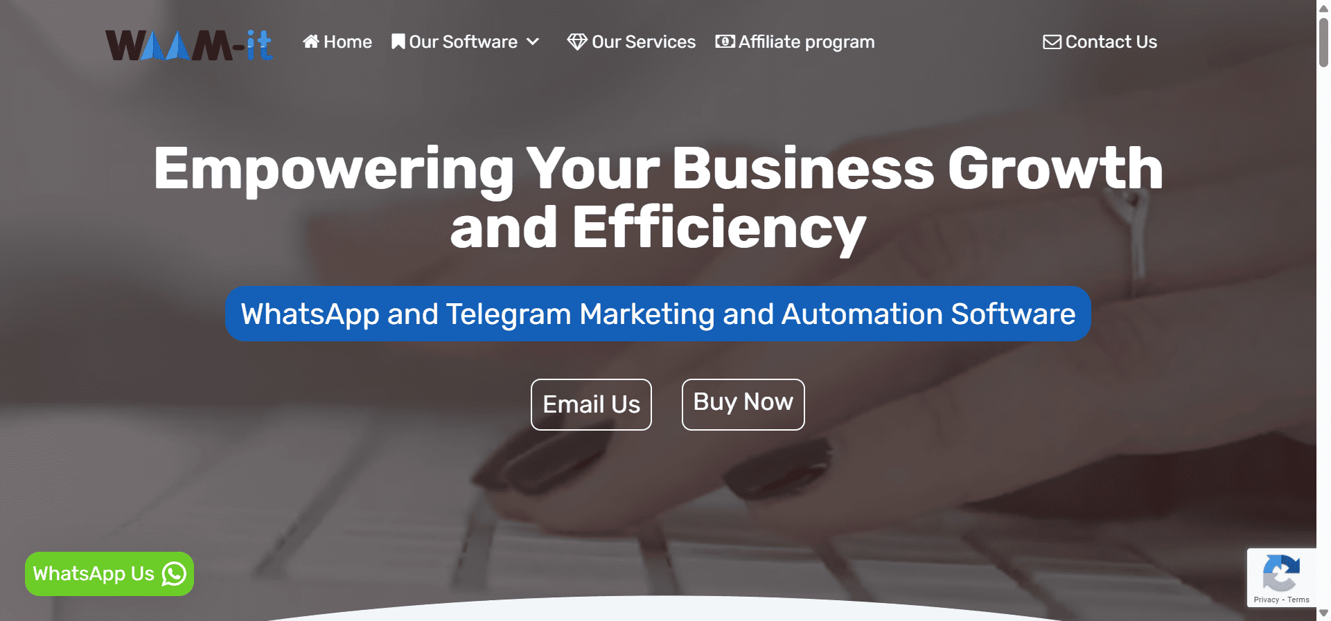 Waam-it is WhatsApp automation software that lets you send unlimited messages to any number.