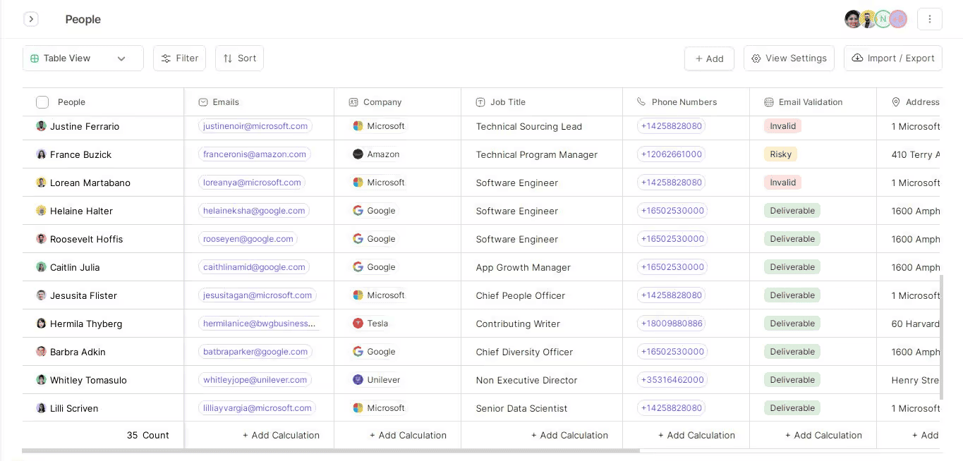 Zixflow’s native CRM to manage your contacts for targeted WhatsApp marketing.