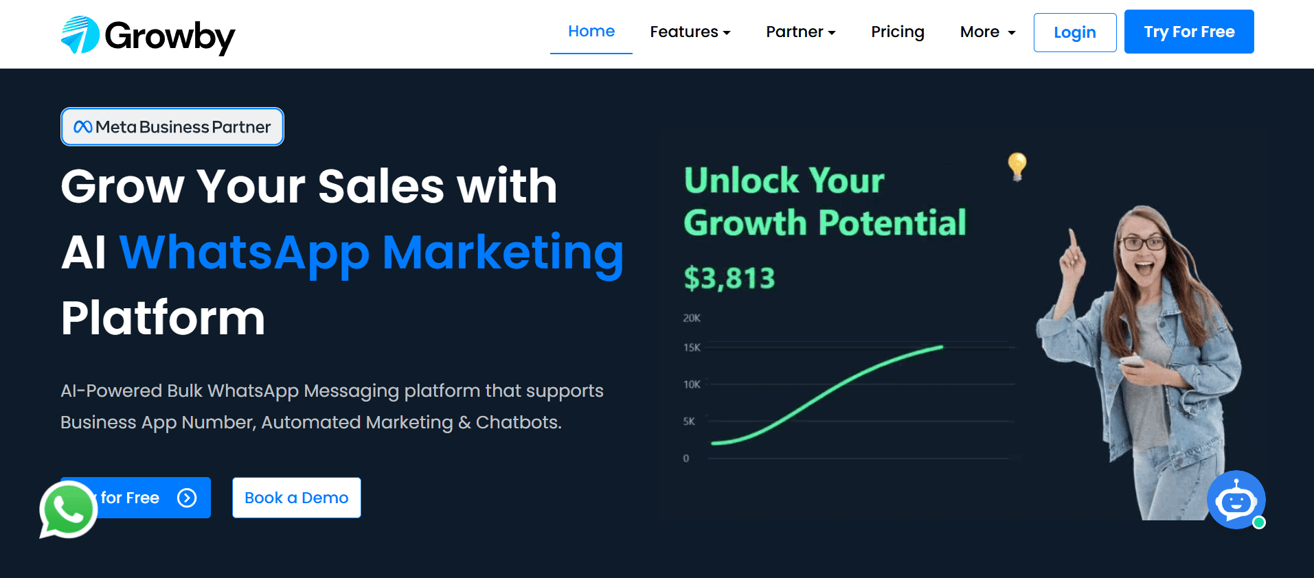 Growby, a WhatsApp marketing platform built for small and medium-sized businesses. 
