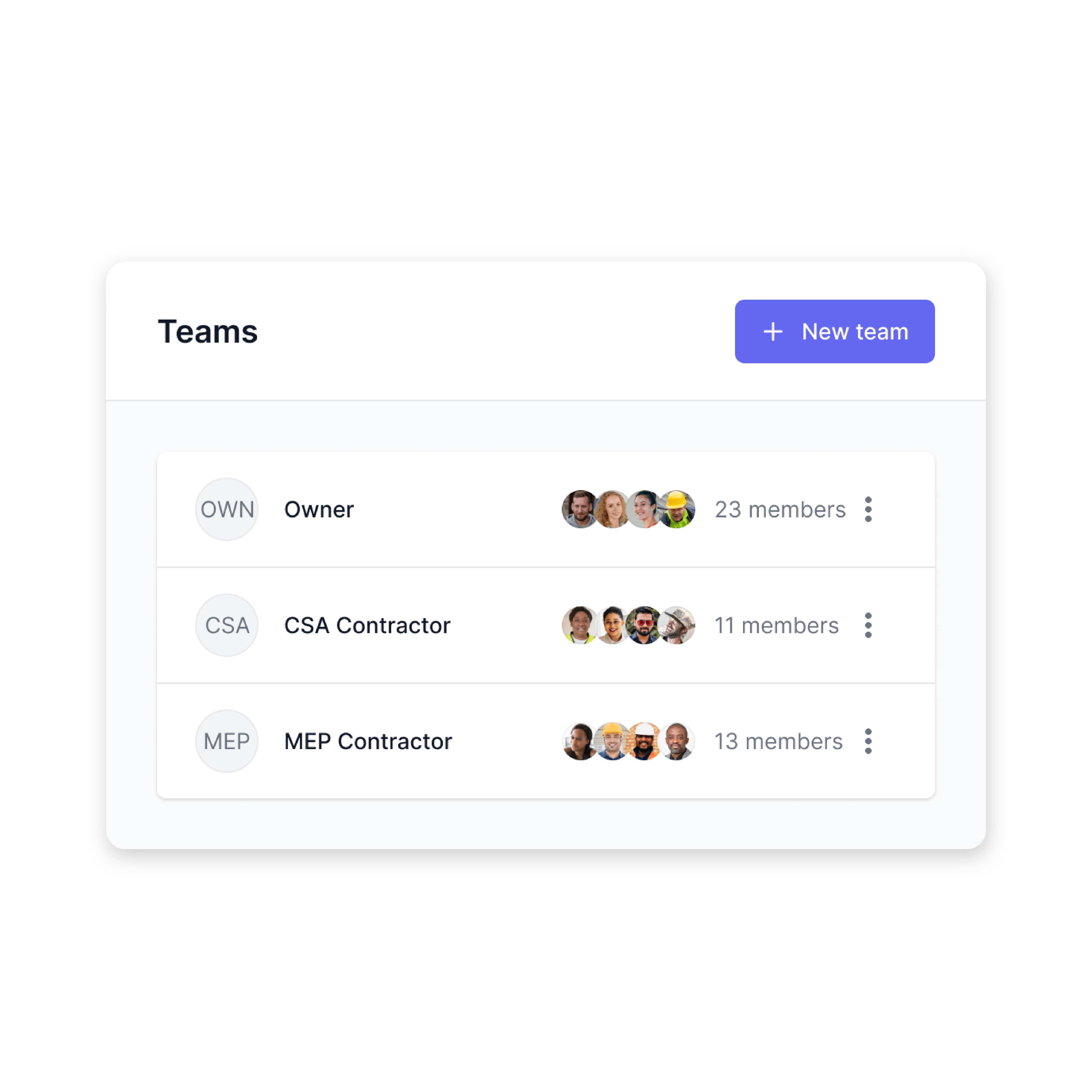 Teams UI