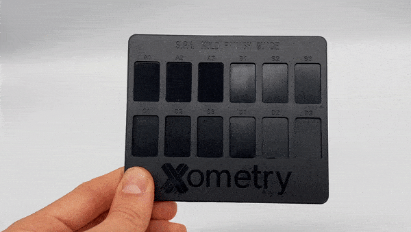 Xometry SPI finishes card