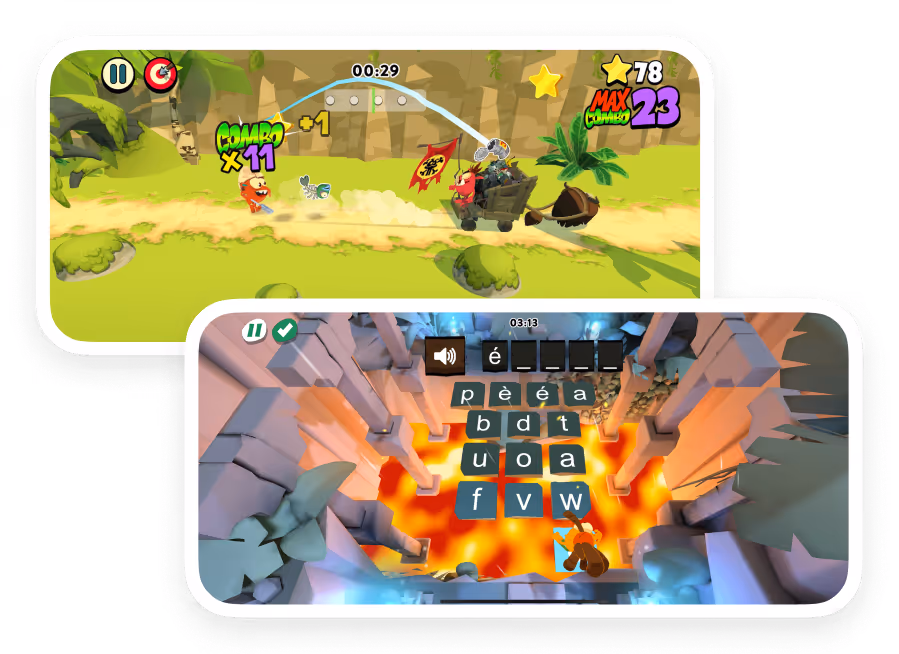 Exemple de jeu de langage écrit et de jeu de rythme