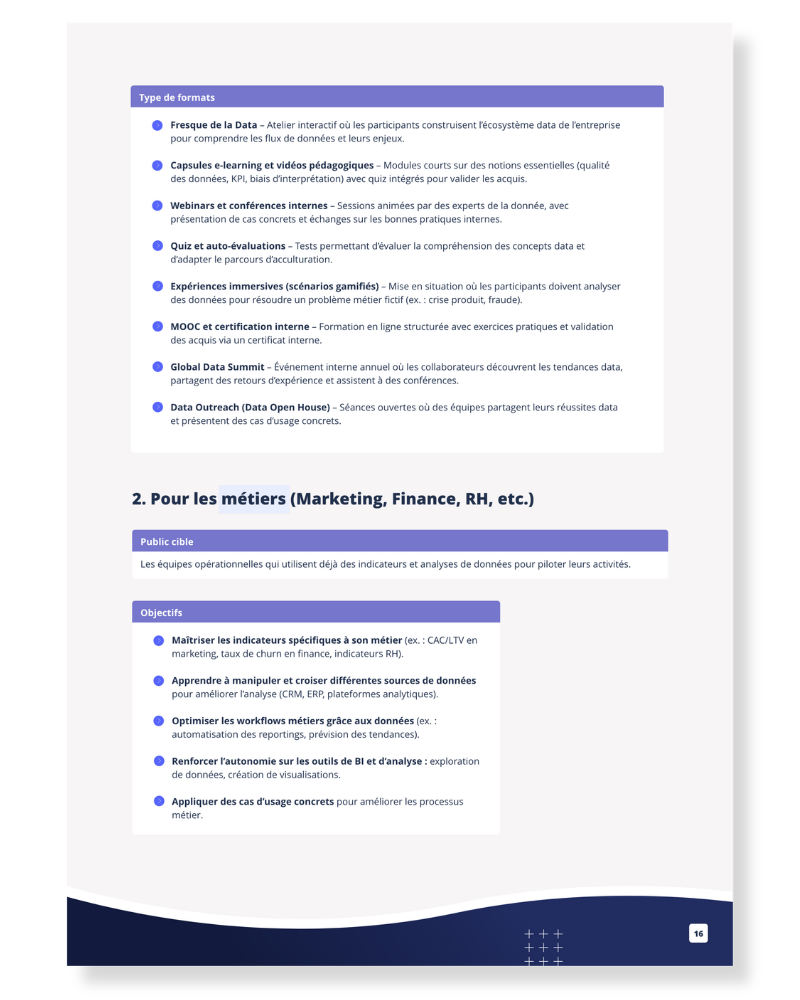 Page sur les quatre parcours d'acculturation par profil