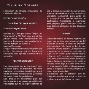 Cartel del evento