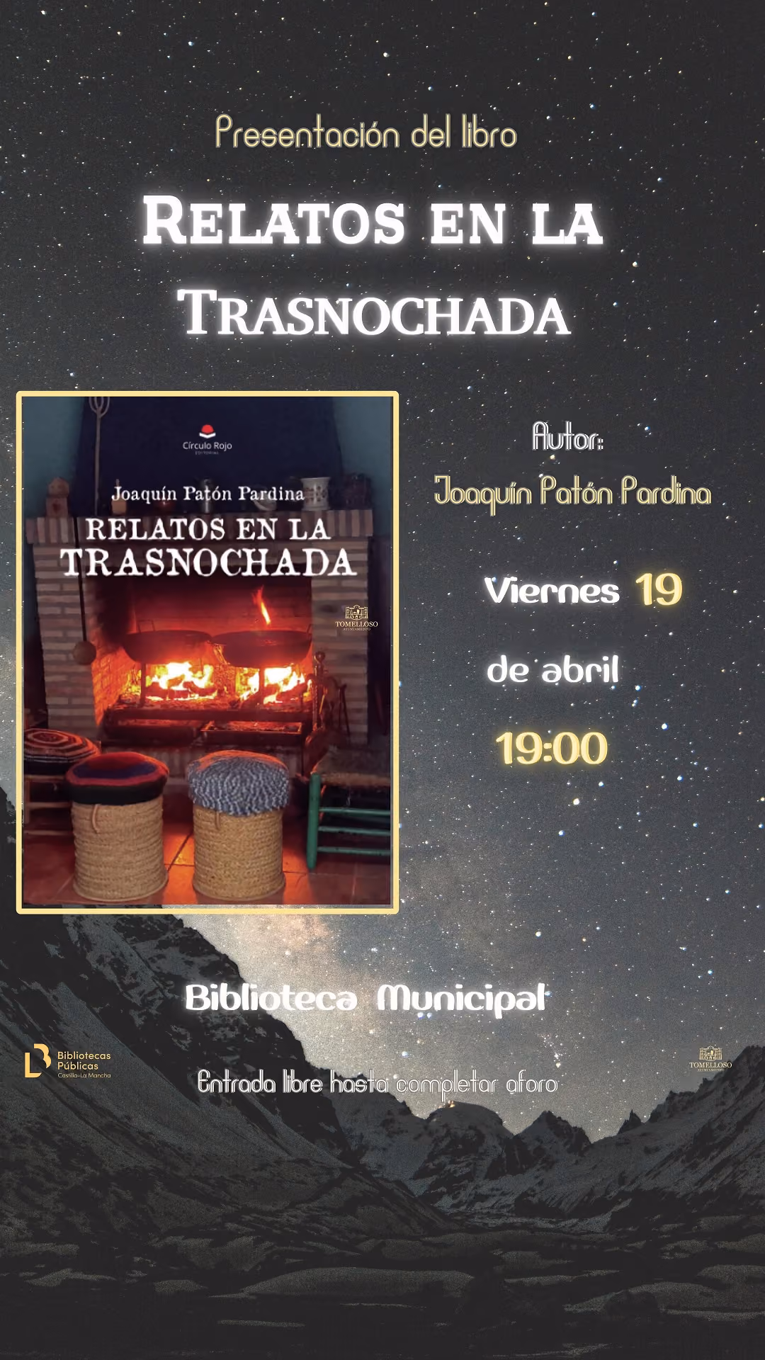 Cartel del acto de presentación del evento