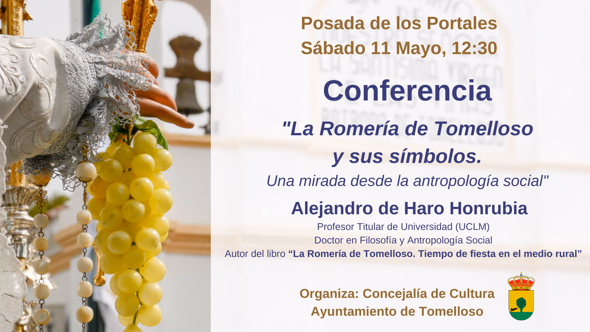 Organizada por la Concejalía de Cultura del Ayuntamiento de Tomelloso, con motivo del 80 Aniversario de nuestra Romería.