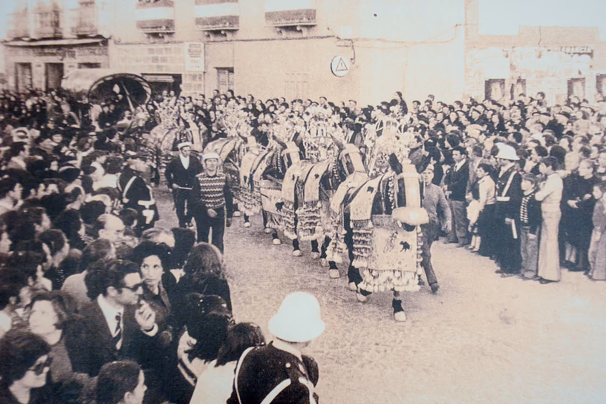 Foto antigua de Romería