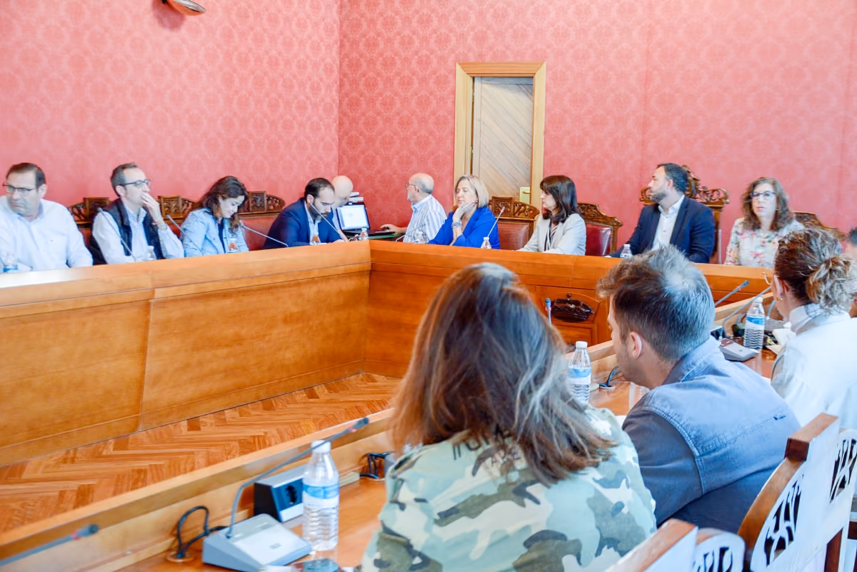 Sesión extraordinaria de pleno para la formación de mesas electorales