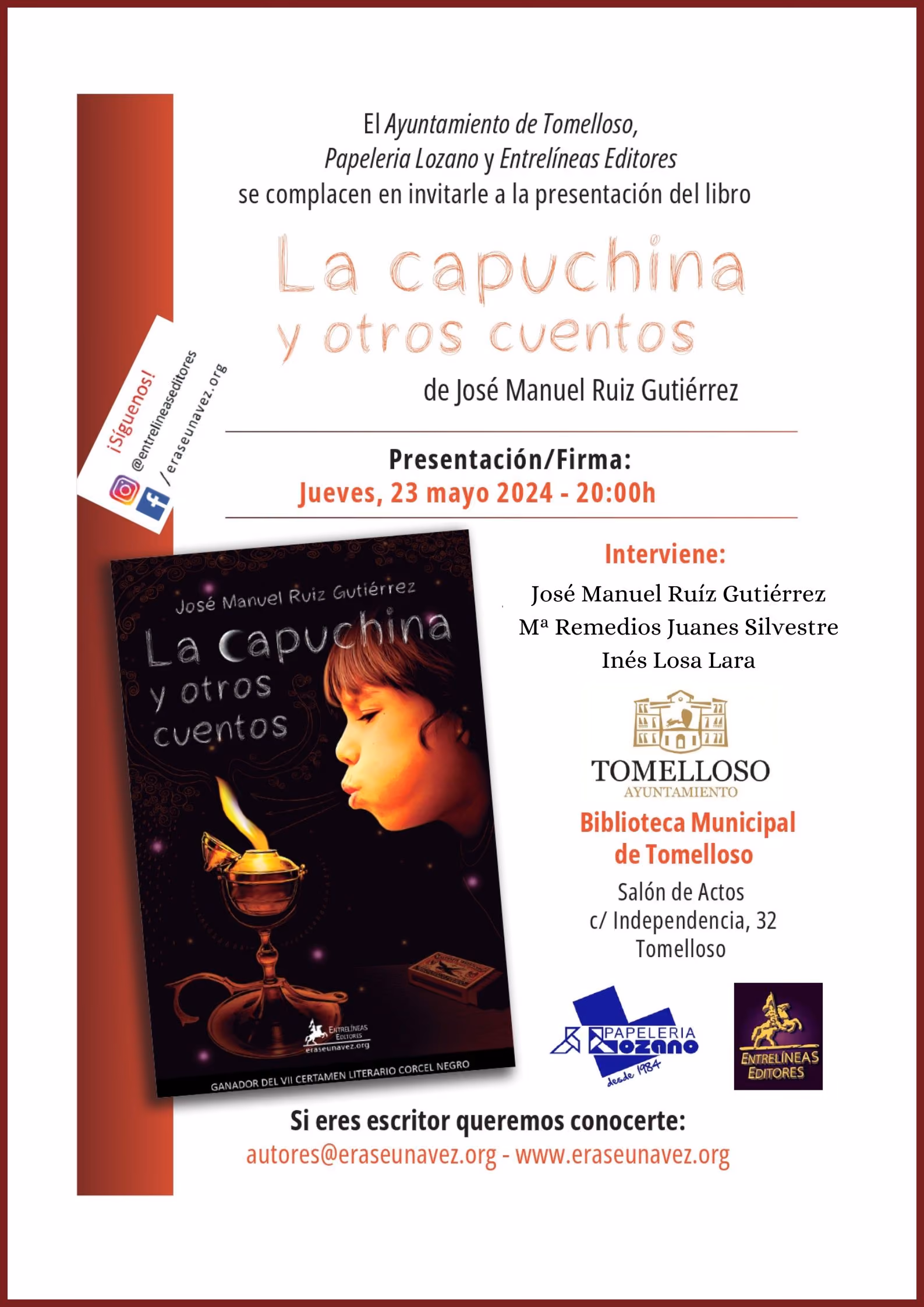 cartel del eveto