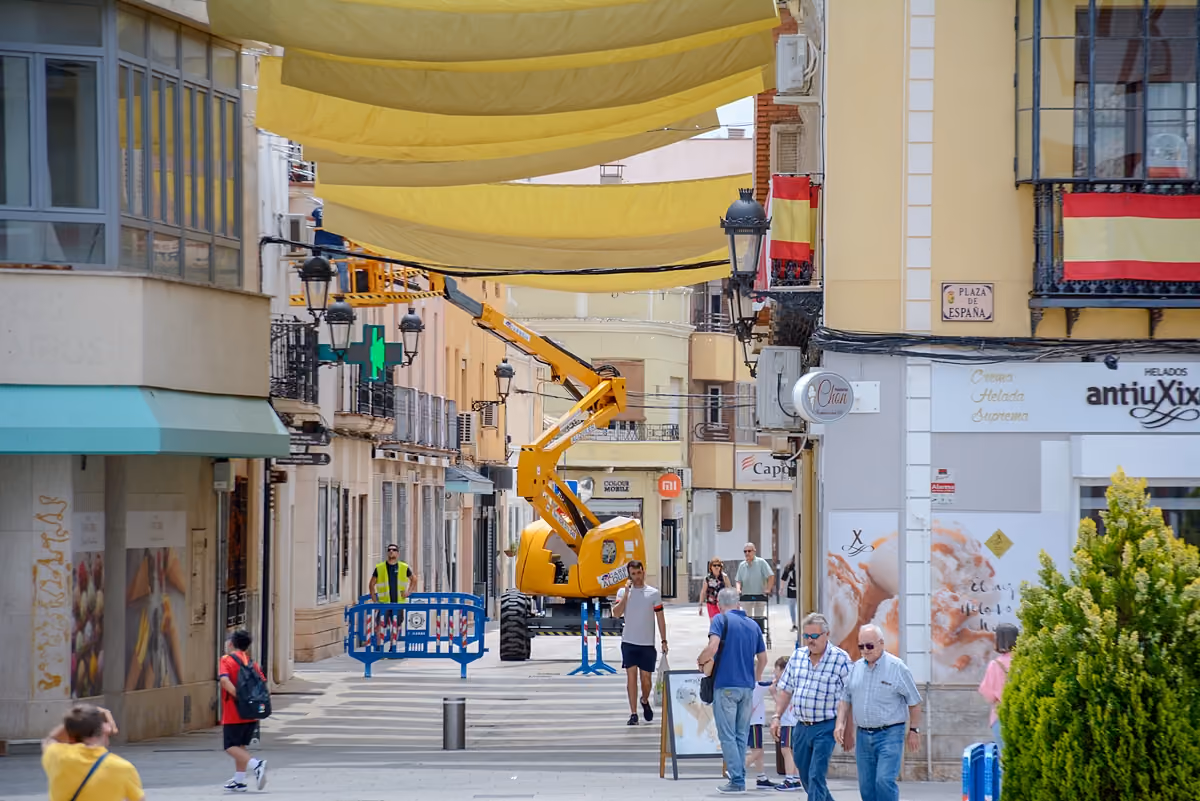 Los trabajos han comenzado en el primer tramo de la calle Independencia