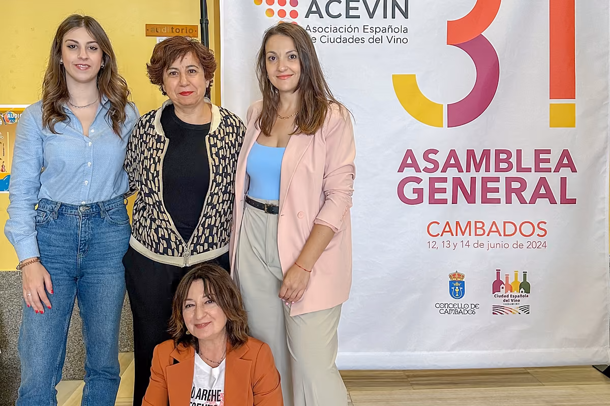 Rocío Valentín en uno de los actos organizados con motivo de la celebración de la asamblea de ACEVIN