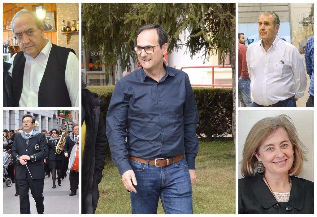 Imagen con los cinco galardonados