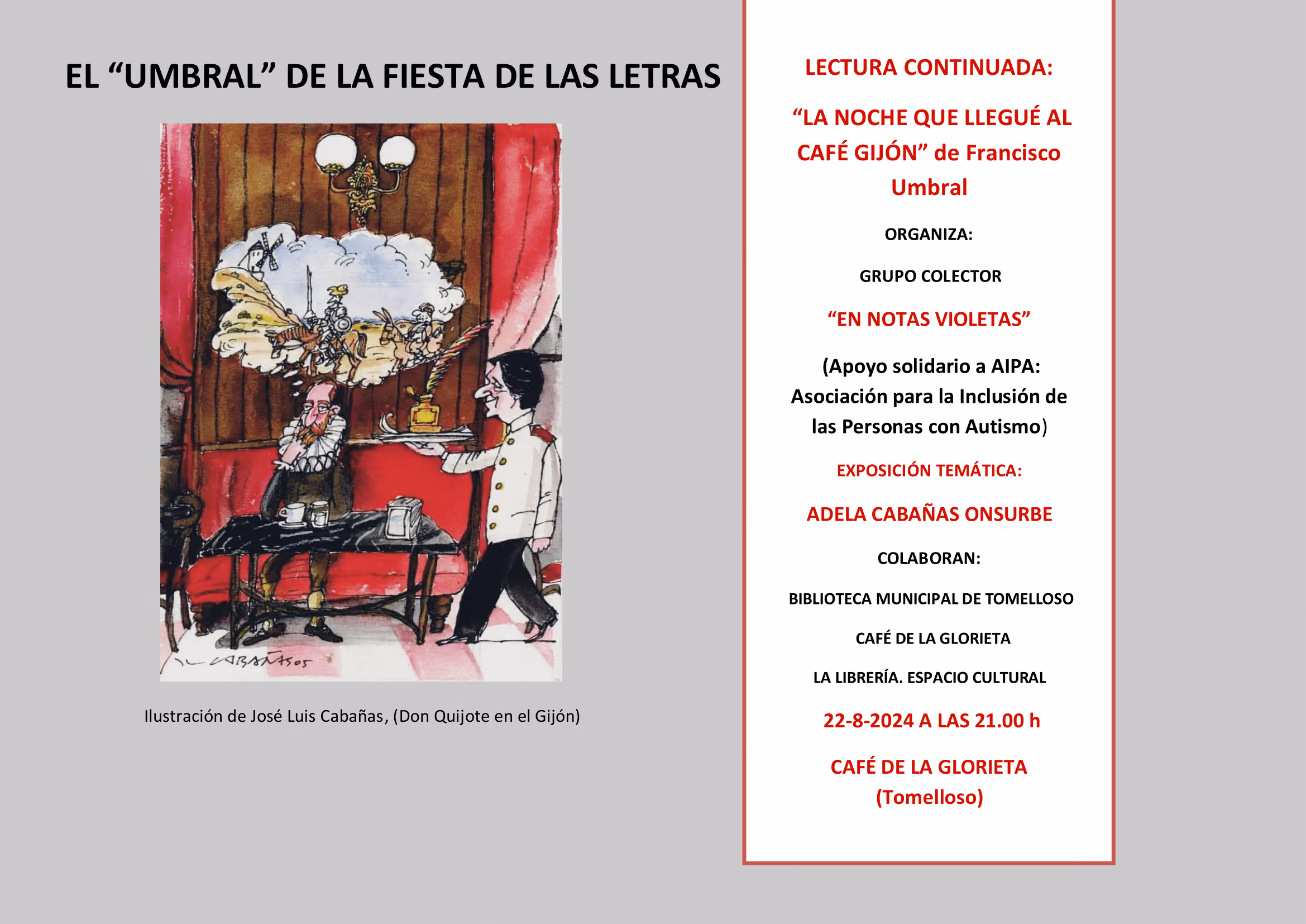 Cartel del evento