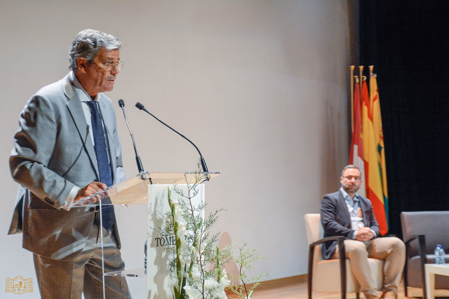 Pedro Belda durante su intervención en el acto