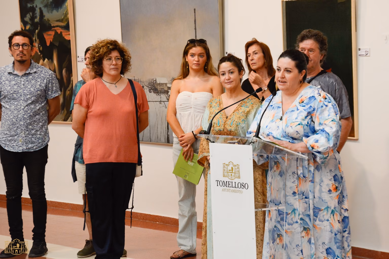 La concejala de Cultura ha inaugurado oficialmente las exposiciones