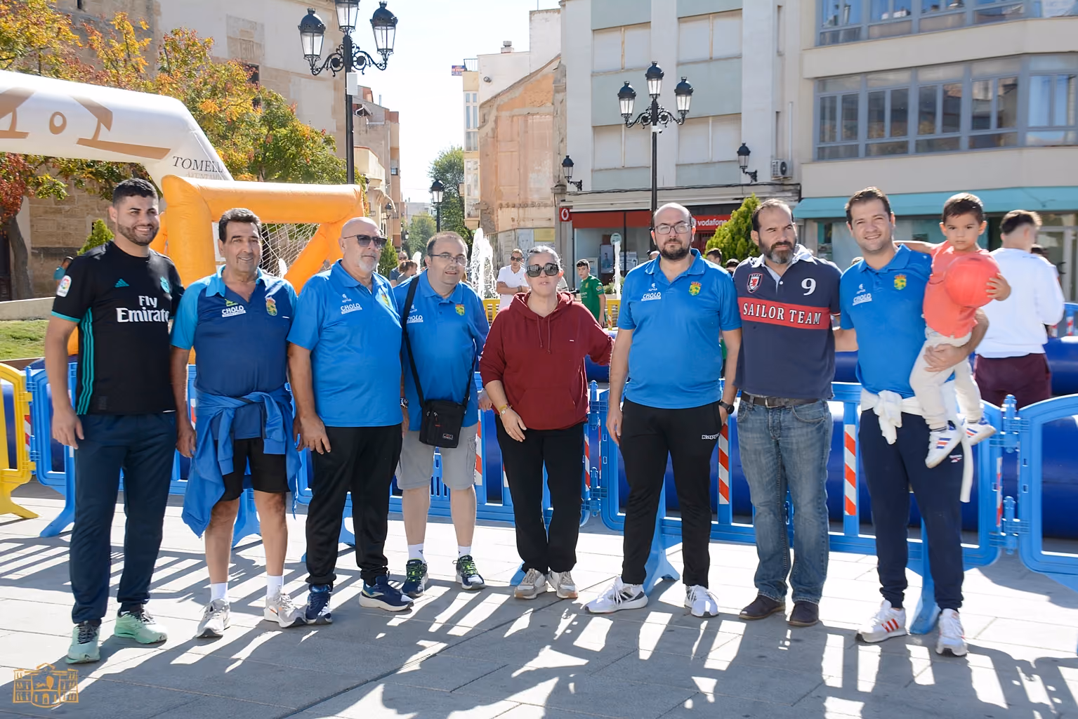 El concejal de Deporte y los representantes del Tomelloso FS