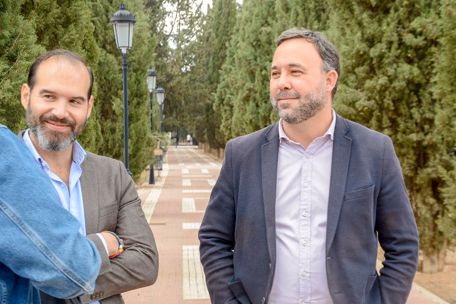 Javier Navarro y Benjamín de Sebastián