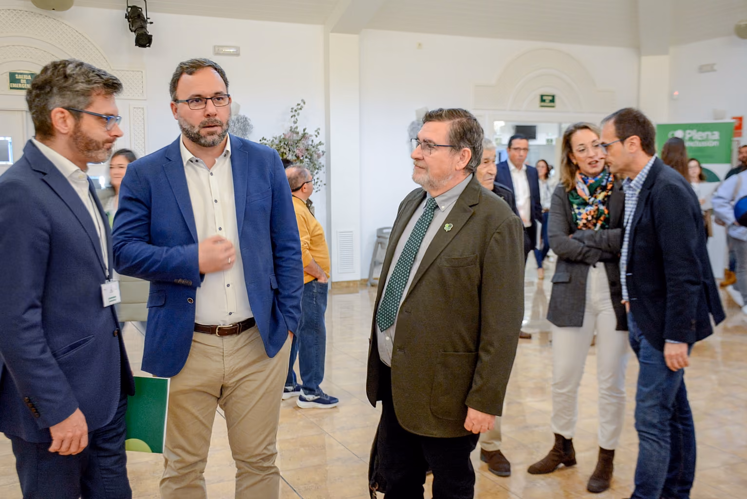 Javier Navarro durante el acto de inauguración de las jornadas