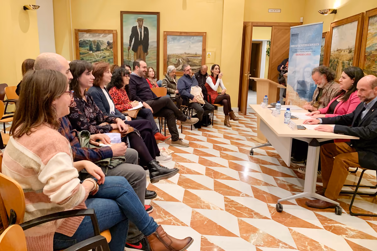 Inauguración de las Jornadas Internacionales en torno a Dionisio Cañas