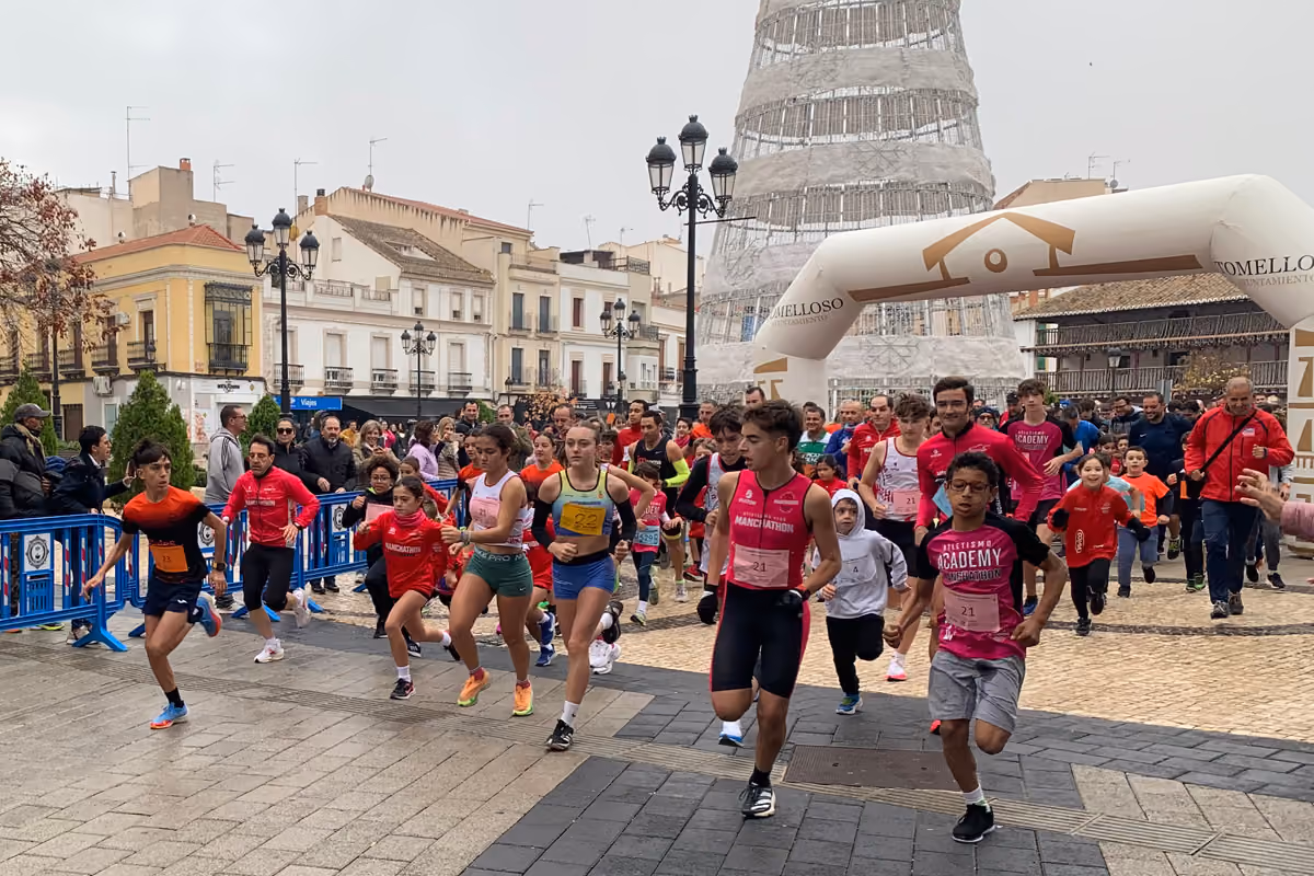 Salida de la carrera popular Ángel Serrano