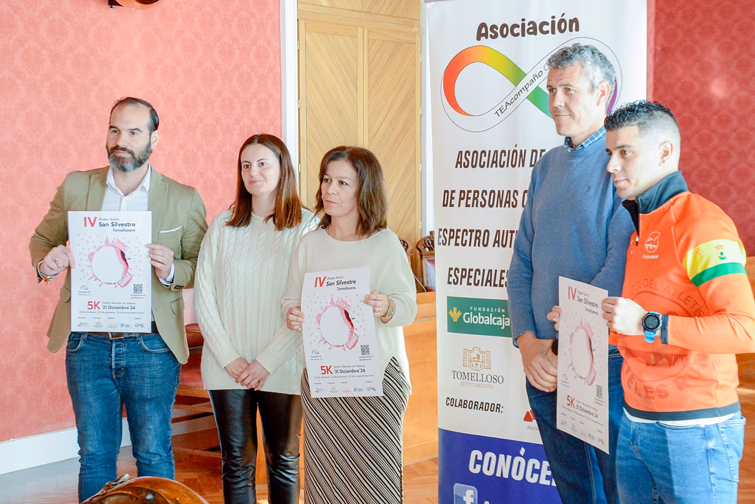 Participantes en la presentación de la carrera
