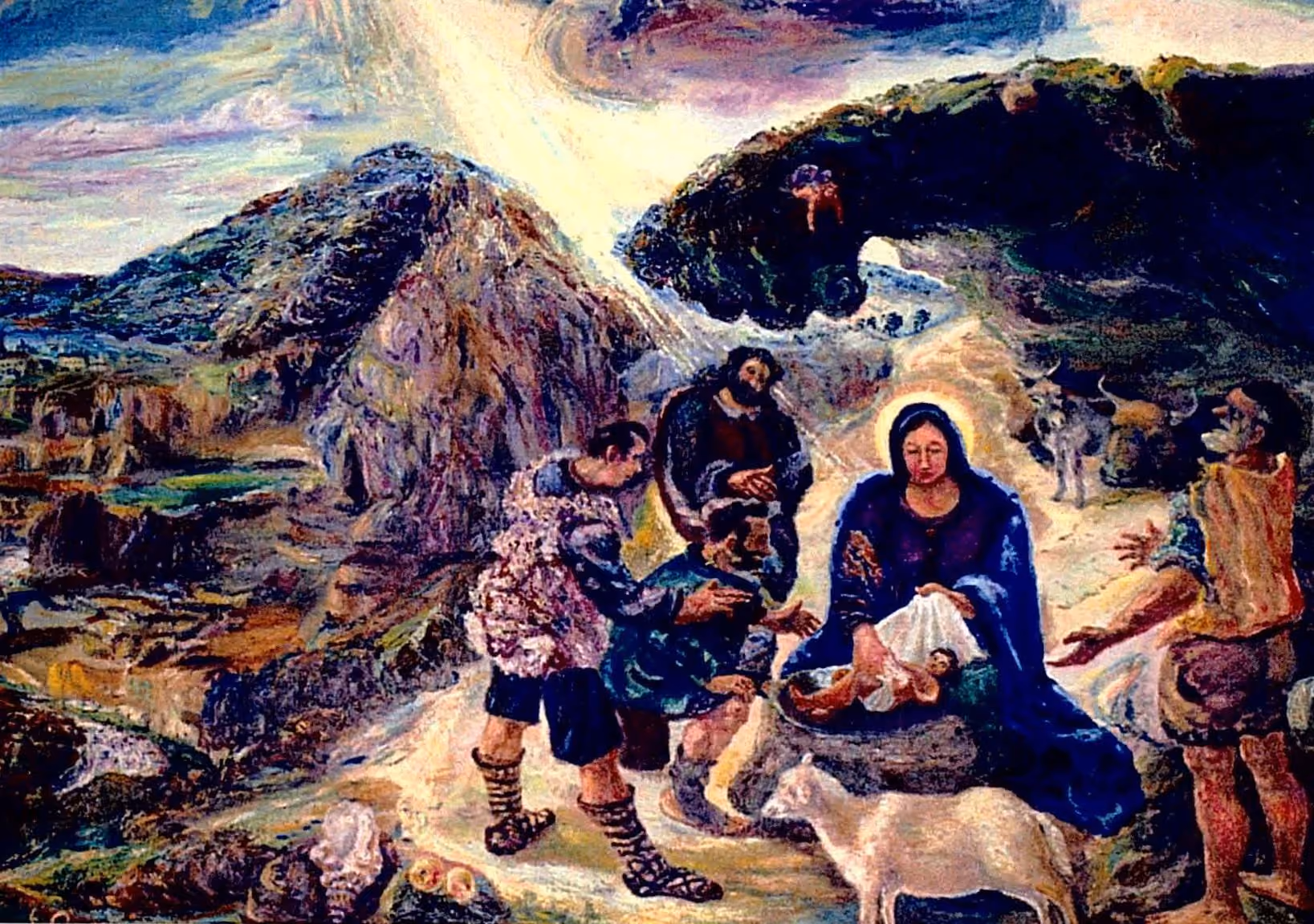 Imagen completa del cuadro que ilustra la felicitación del alcalde
