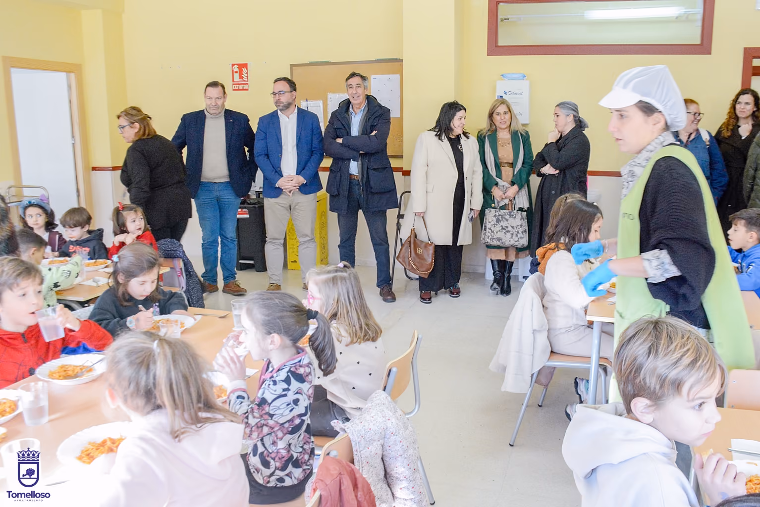 Vista parcial del comedor del CEIP Maternidad