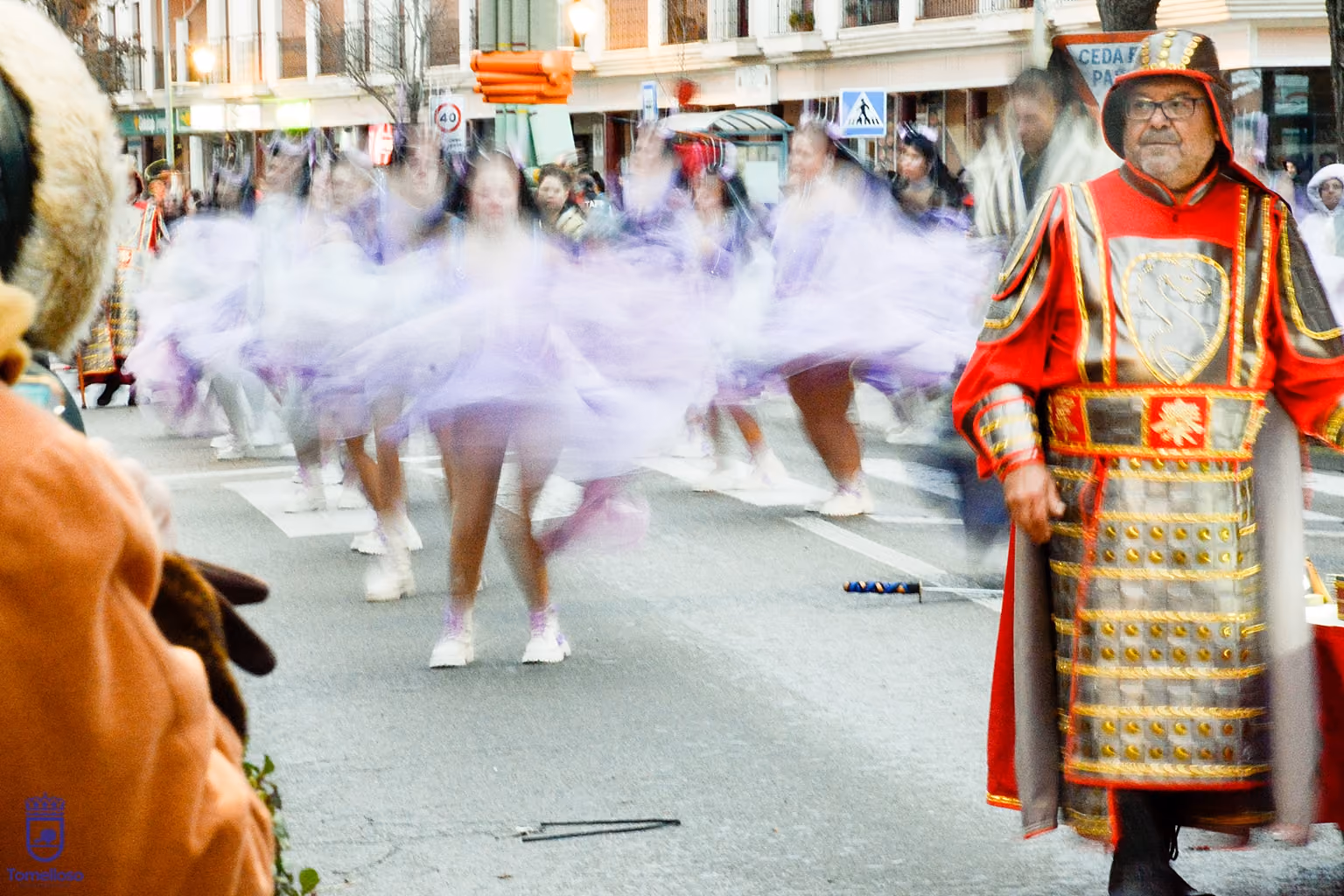 Participantes en el desfile nacional del pasado año