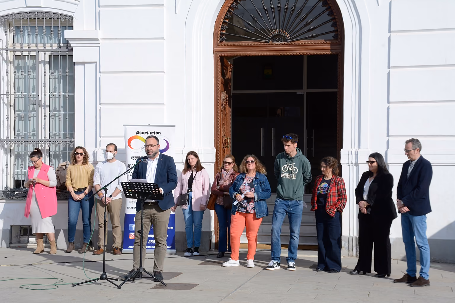 El alcalde de Tomelloso durante su intervención en este acto