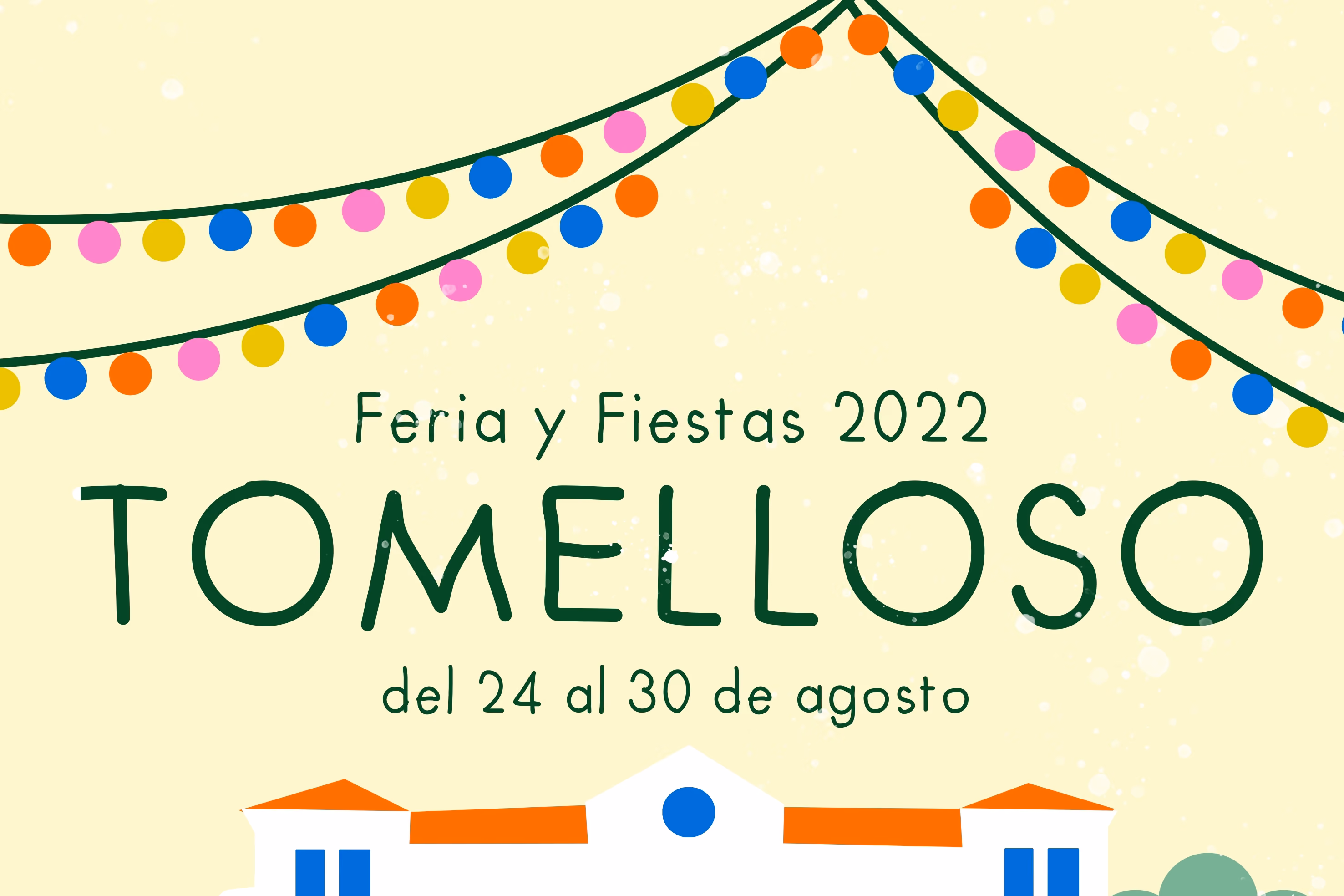 Fragmento del cartel anunciador de la Feria y Fiestas 2022