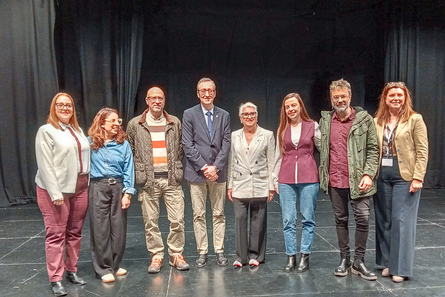 Participantes en la jornada contra el absentismo celebrada en Puertollano.