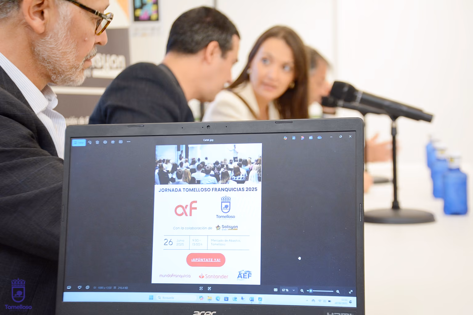 Inauguración de la jornada celebrada en la sala multiusos del Mercado de Abastos
