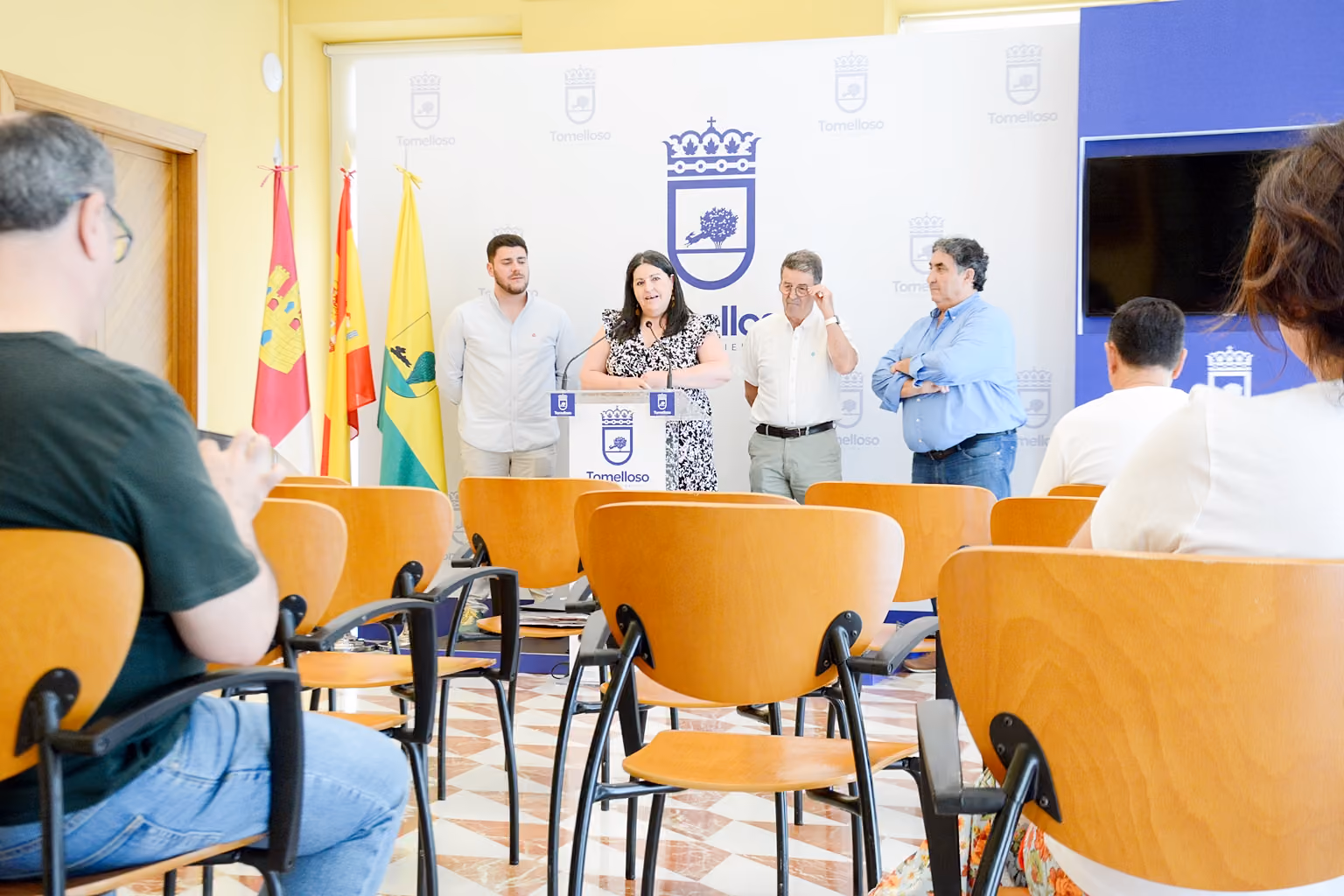 Un momento de la presentación 