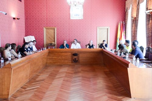 La Junta de Seguridad se ha celebrado en el salón de plenos del Ayuntamiento