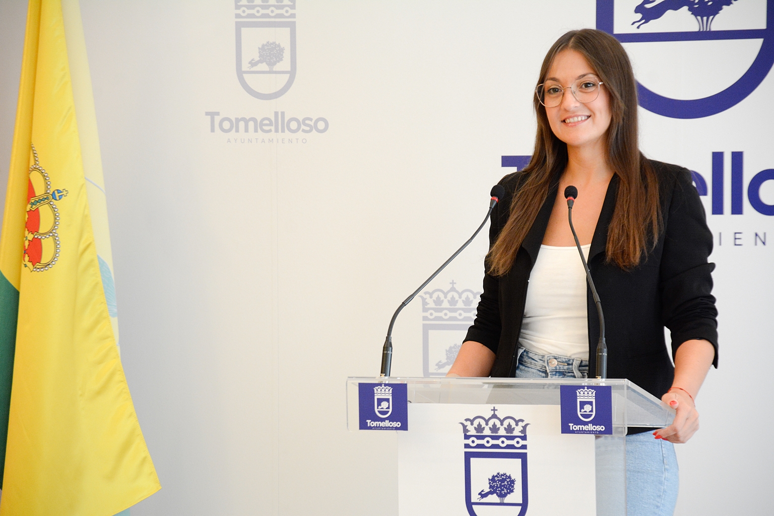 Rocío Valentín, durante la presentación del evento