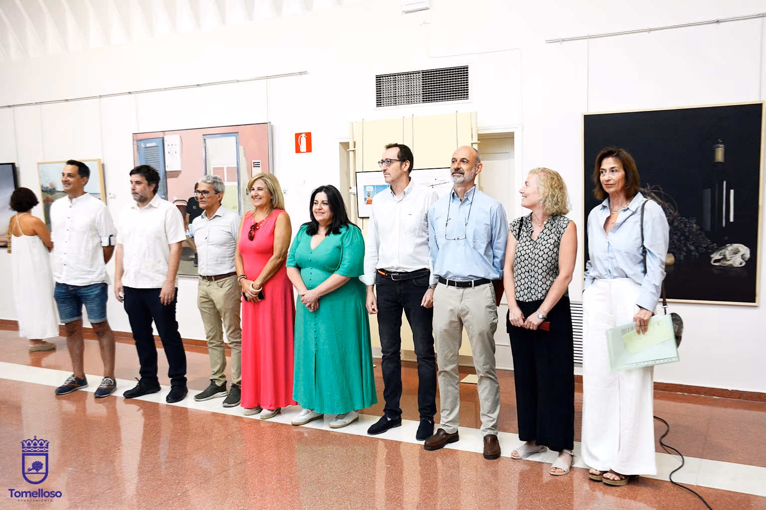 Inauguración de la exposición de Dibujo y Pintura en el museo López Torres