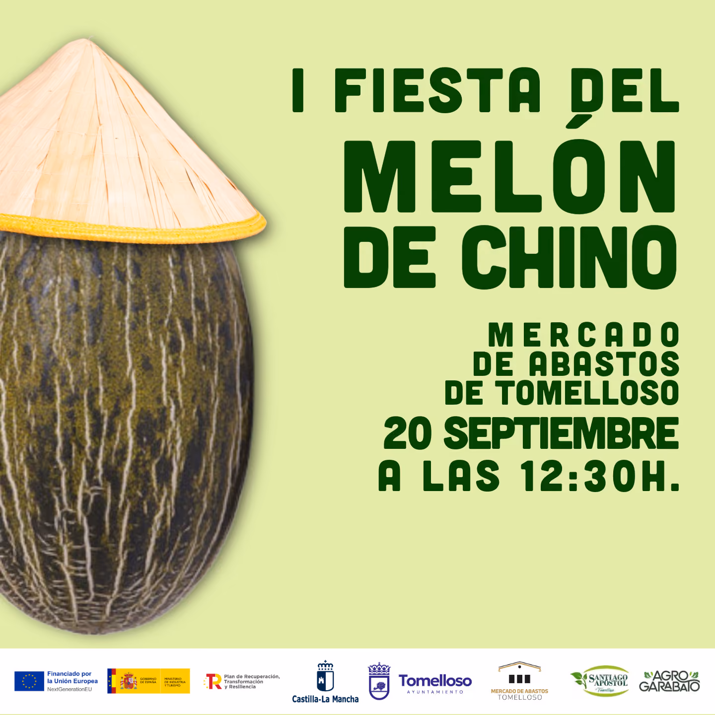 Cartel de la I Fiesta del Melón de Chino