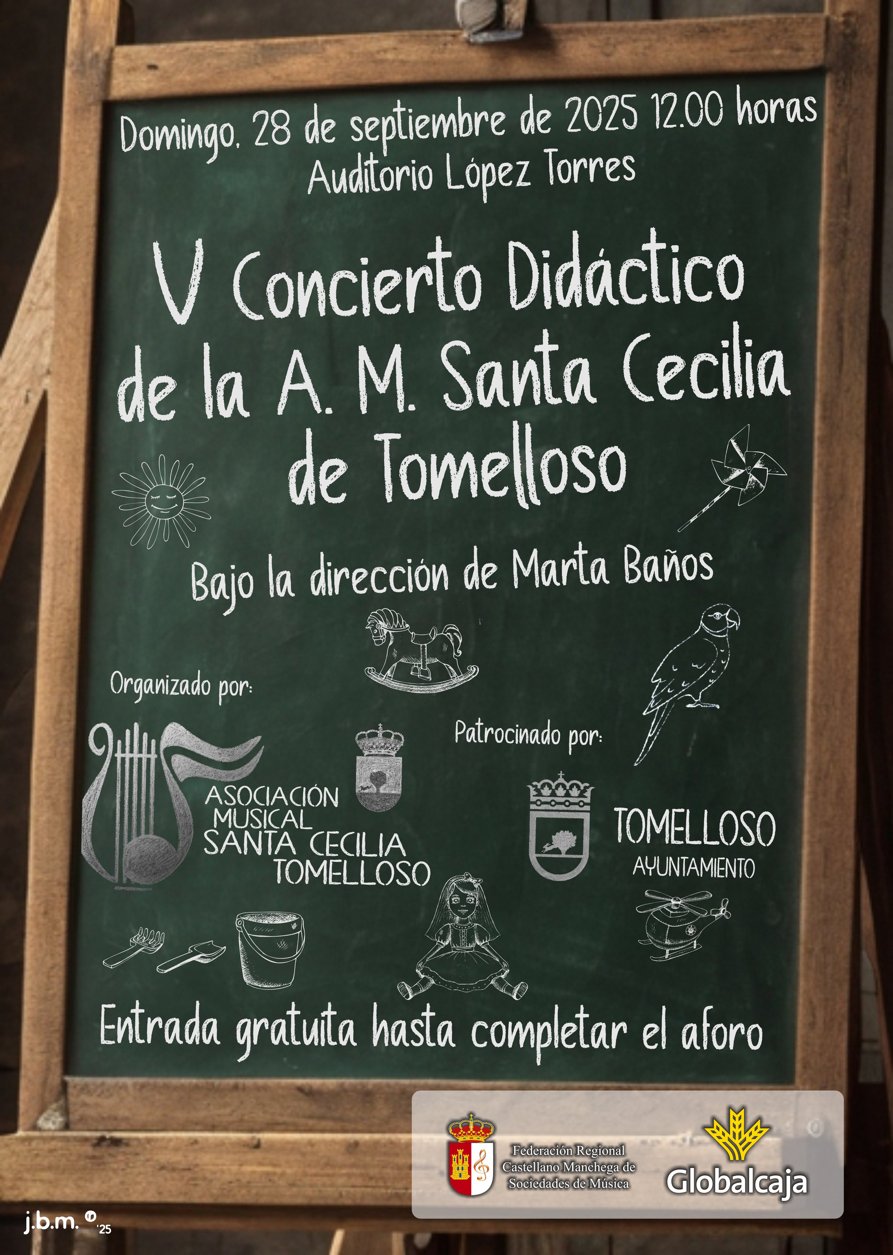 Cartel del Concierto didáctico.