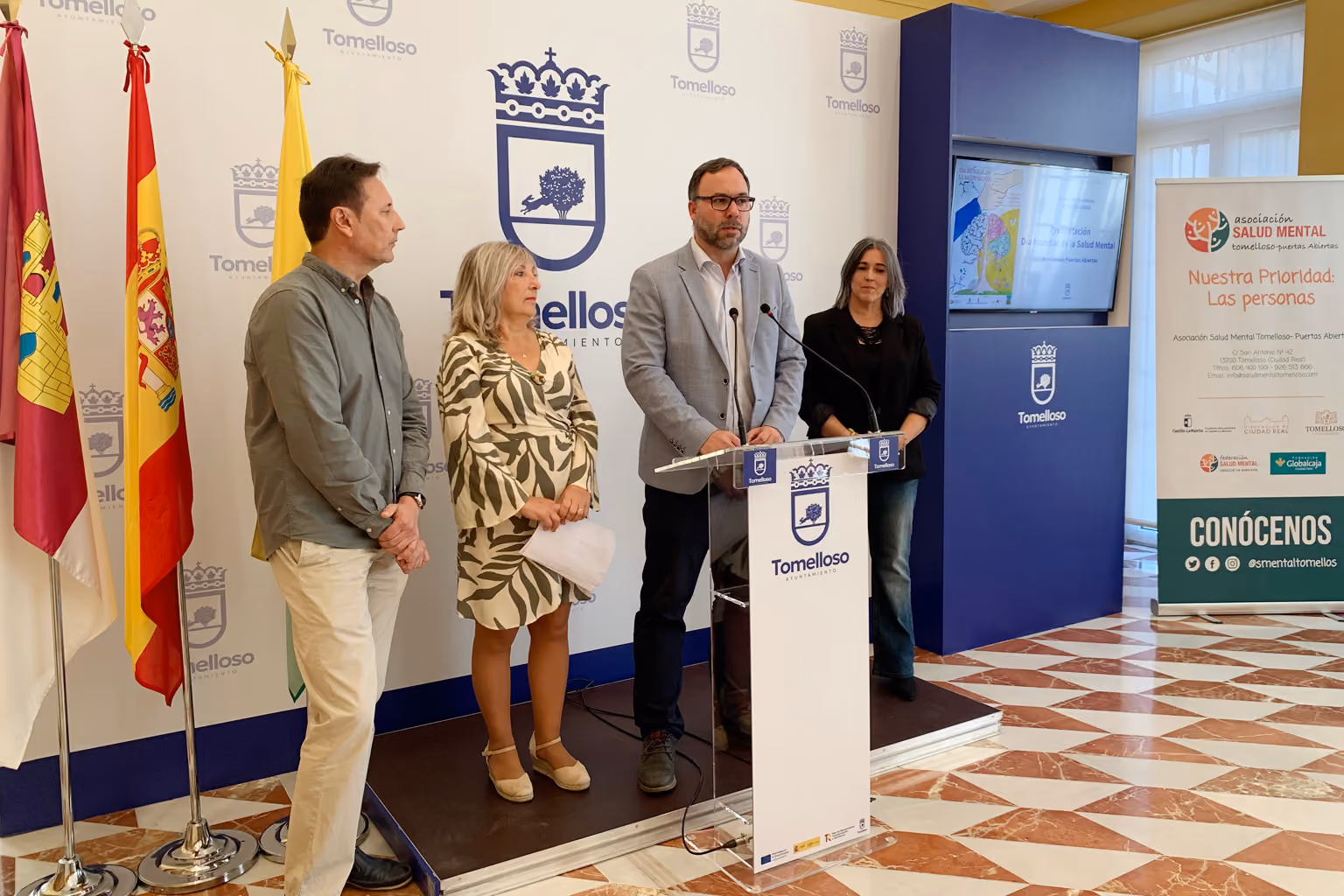 Presentación en el Ayuntamiento de actos del Día Mundial de la Salud Mental