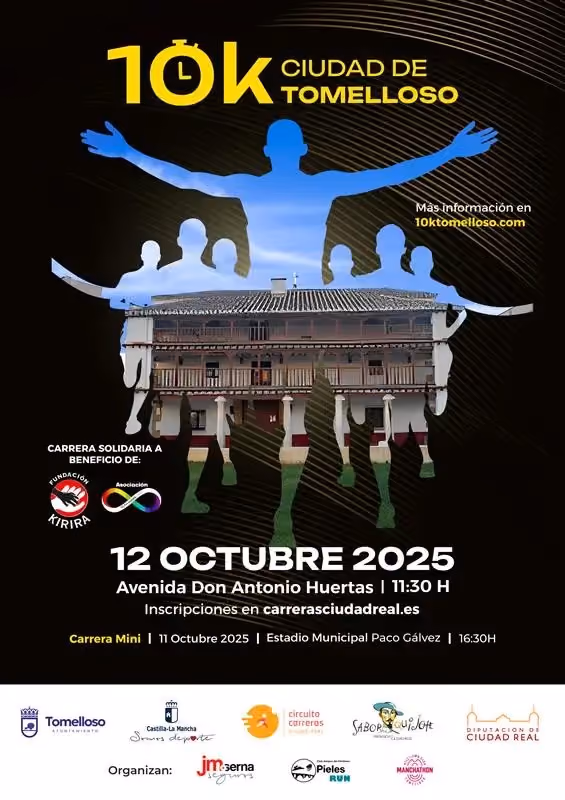 Cartel 10k Ciudad de Tomelloso