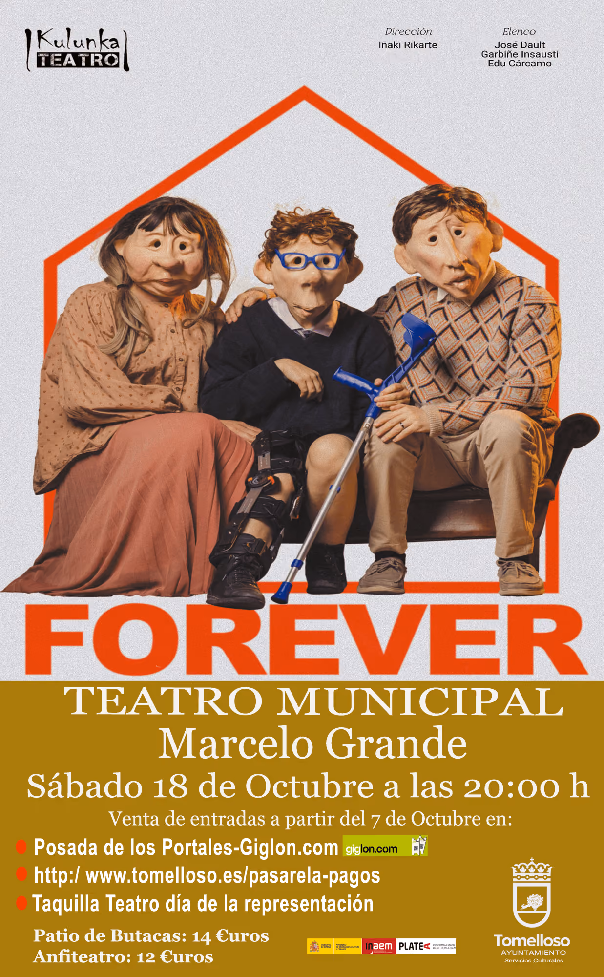 Cartel de la representación FOREVER