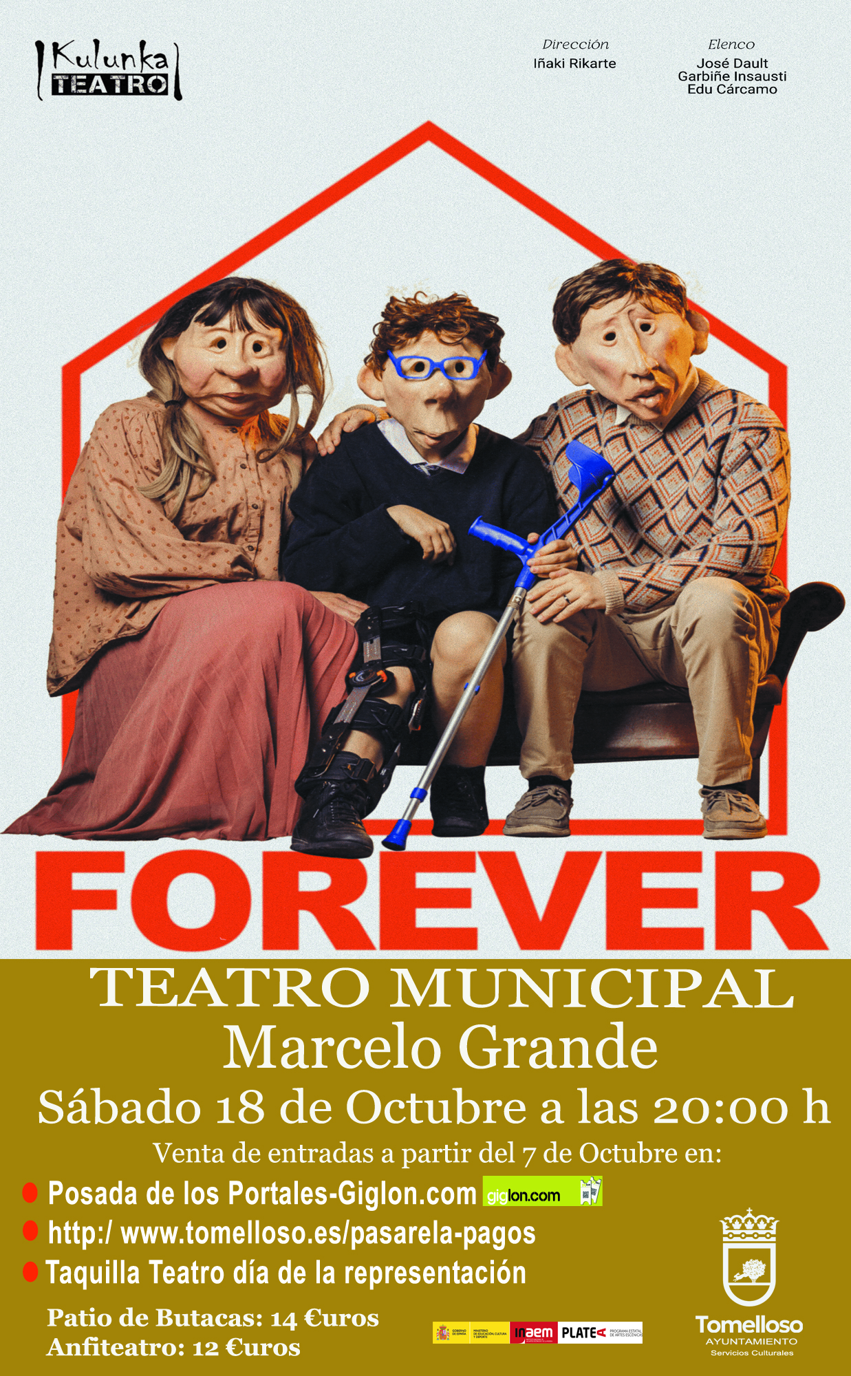 Cartel de la representación FOREVER