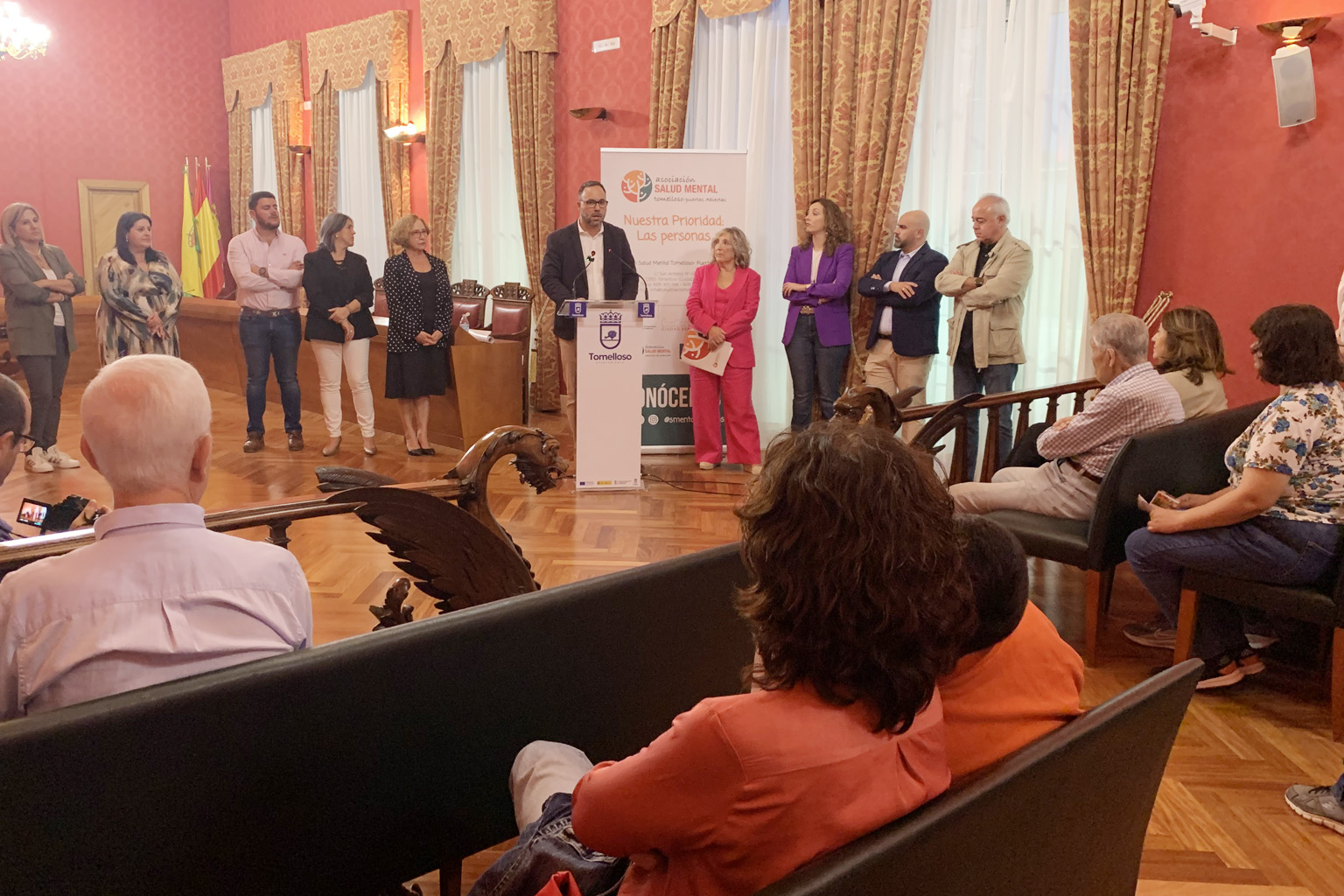 Acto celebrado en el Ayuntamiento con motivo del Día Mundial de la Salud Mental