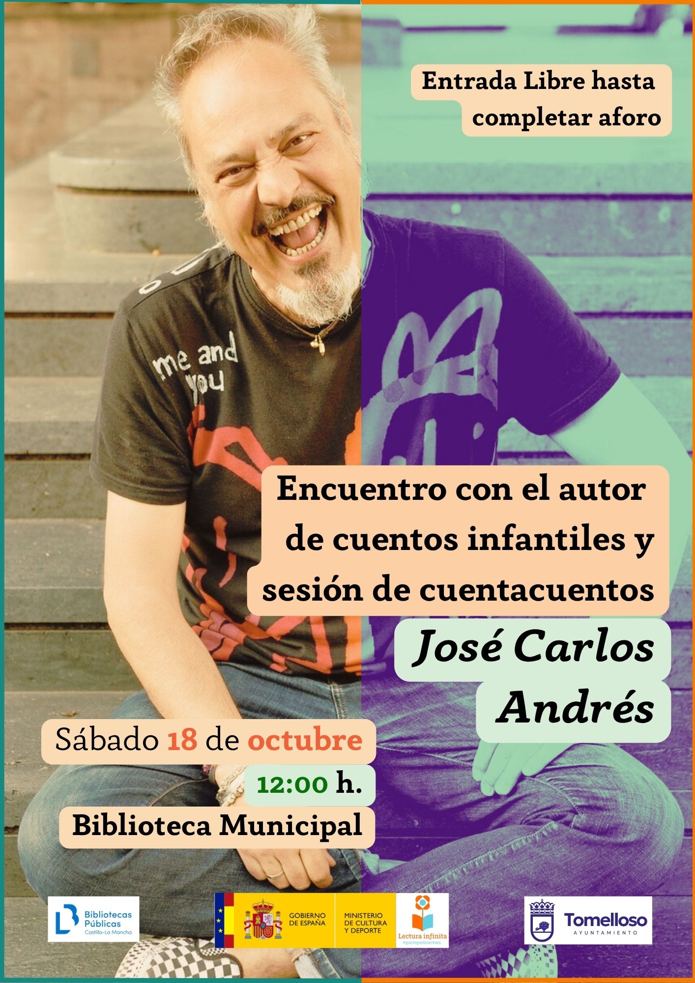 Cartel Encuentro y Cuentacuentos José Carlos Andrés