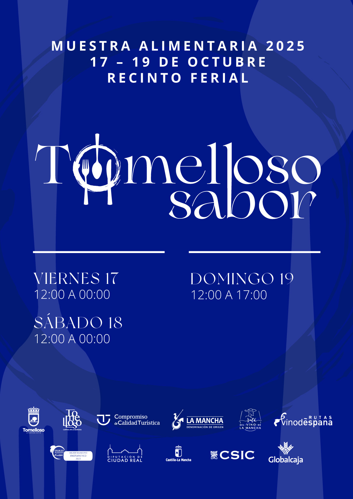 Cartel Tomelloso Sabor 2025